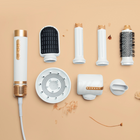 Hair Styler 7 in 1, Hair Styling Tool with Dryer Brush, Curling Wand and Straightening Brush, Hot Air Styler