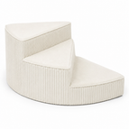 Beige-3 Steps / Left Facing