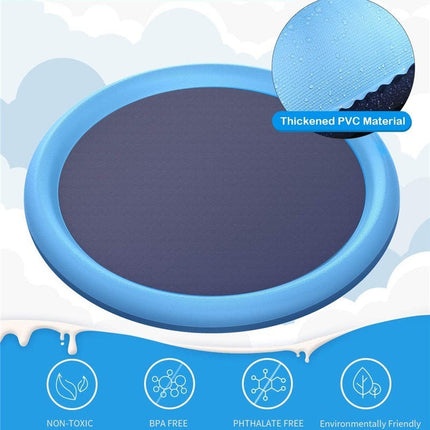 Non-Slip Splash Pad for Pets with High-Quality PVC | Durable Water Play Mat for Safe Summer Fun