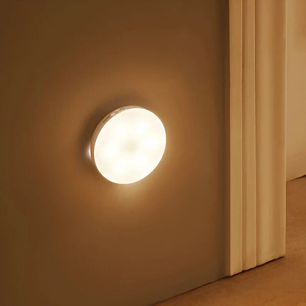 Motion Sensor LED Light with Easy Installation | Battery or USB Rechargeable for Energy-Saving Home Lighting