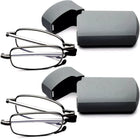 Reading Glasses for Women, Foldable Reading Glasses for Men 2 Pack, Presbyopia Glasses with Case, Readers for Women
