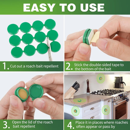 Roach Bait Discs, Roach Killer for Kitchen