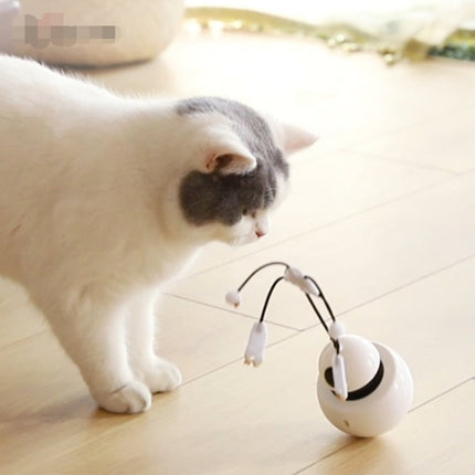 Three-in-One Robot Tumbler Cat Toy with Laser & Wobble Action | Engaging Play for Active Felines
