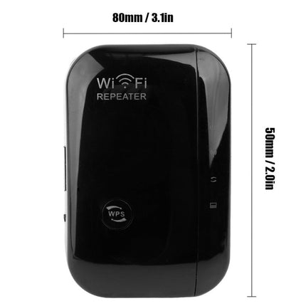 300Mbps WiFi Repeater Signal Amplifier with 2dBi Antennas | Expand Wireless Coverage for Faster Internet Access