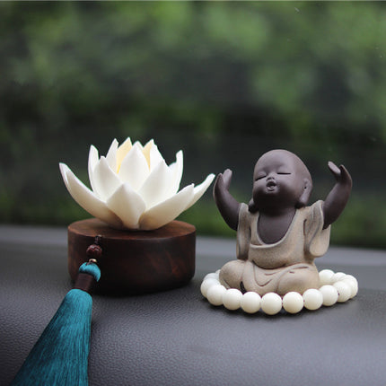 Aromatherapy Car Perfume Accessory with Black Walnut Design | Elegant Scents for Stress Relief and Relaxation