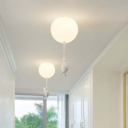 Bear Balloon Pendant Light, Kids Ceiling Lamp for Nursery and Kids Room, Cute Hanging Pendant Lamp in Warm White – image 4