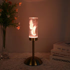 Floral Table Lamp with Rechargeable Battery & Adjustable Brightness | Unique Home Decor for Elegant Ambiance
