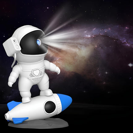 Galaxy Projection Light with 13 Ultra HD 4K Films | Rocket-Shaped Night Light for Stunning Cosmic Experiences