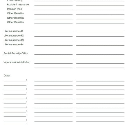 End of Life Planner with Pockets, Funeral Planner for Loved Ones