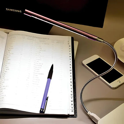 LED Keyboard Light with Adjustable Positioning | Portable Illumination for Late-Night Work and Reading