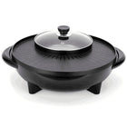Electric Korean-Style All-in-One Pot with 5-Speed Temperature Control | Versatile Cooking for Hot Pot, Teppanyaki, and More