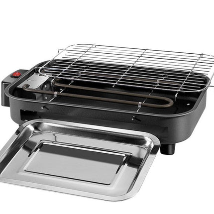 Electric BBQ Oven with Adjustable Temperature Control | Spacious 390MM Cooking Surface for Perfect Grilling
