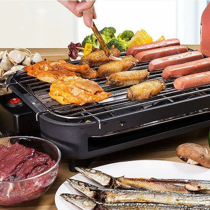 Electric BBQ Oven with Adjustable Temperature Control | Spacious 390MM Cooking Surface for Perfect Grilling