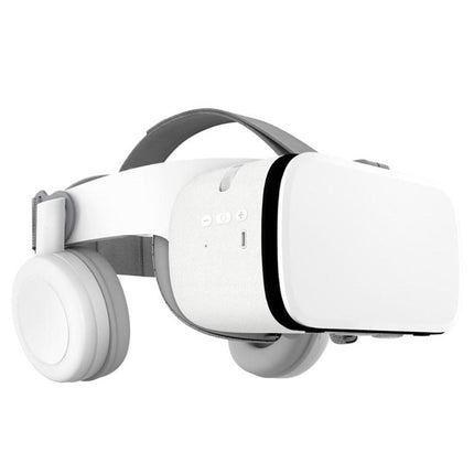 VR Bluetooth Headset for Gaming with 3D Glasses & Adjustable Fit | Immersive Virtual Reality Experience for All Ages