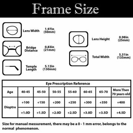 Reading Glasses for Women, Presbyopia Glasses with Case – image 4
