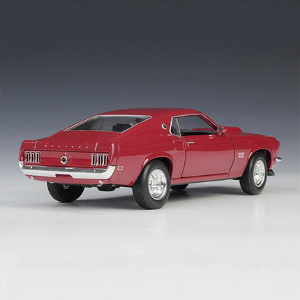 1969 Ford Mustang Boss 429 Diecast Model with High Simulation Detail | 1:24 Scale Classic Car for Collectors