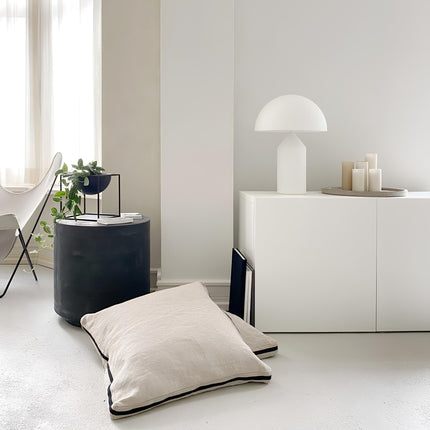 Dimmable Table Lamp with USB Rechargeable LED | Sleek Metal Mushroom Design for Stylish Illumination