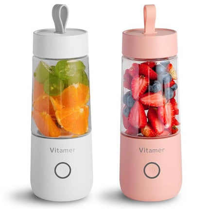 350ml Portable Blender Juicer with USB Rechargeable Battery | Convenient Smoothie Maker for On-the-Go Refreshments
