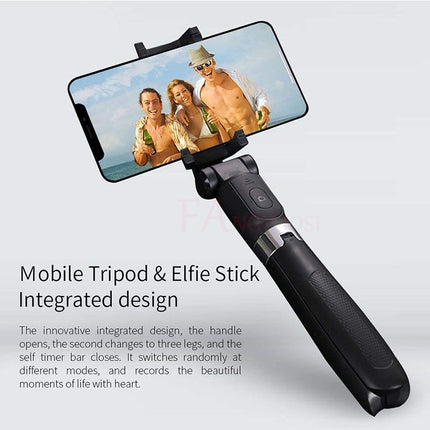 Bluetooth Selfie Stick Tripod with Rechargeable Battery | Compatible with Smartphones for Perfect Photos