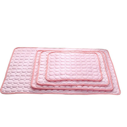 Pet Cooling Pad with Ice Silk Fabric for Instant Relief | Breathable Comfort for Dogs and Cats