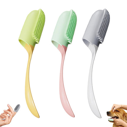 Pet Oral Cleaning Finger Brush with Soft Bristles | Gentle Dental Care for Dogs and Cats