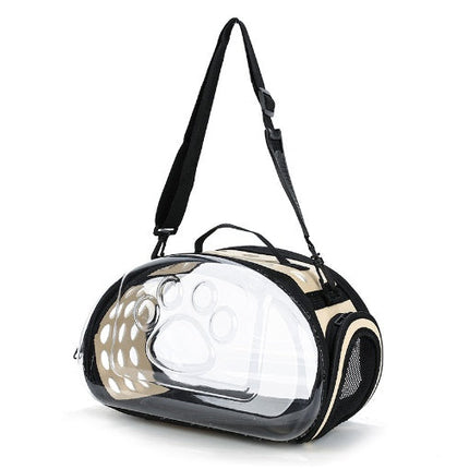 Transparent Pet Carrier Backpack with Lightweight Design | Full Visibility for Safe Travels and Comfort