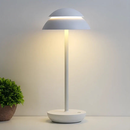 Cordless Scandinavian Table Lamp with Touch-Controlled Dimming | Rechargeable Lighting for Home Decor