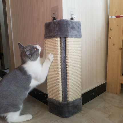 Foldable Cat Scratcher with Natural Sisal Rope | Eco-Friendly Toy to Protect Furniture and Walls