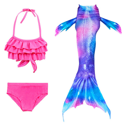 Girls Swimsuits, Mermaid Costume for Pool – image 9