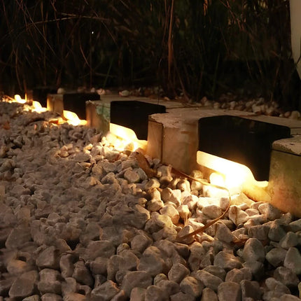 Solar Step Lights with Automatic Dusk Sensor | Weather-Resistant Outdoor Lighting for Pathways and Patios