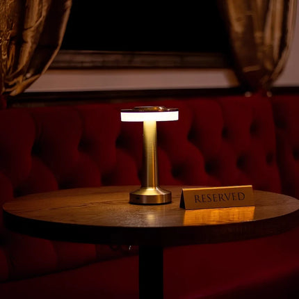 Dimmable Retro Bar Table Lamp with Adjustable Lighting | Portable Iron Design for Elegant Ambiance