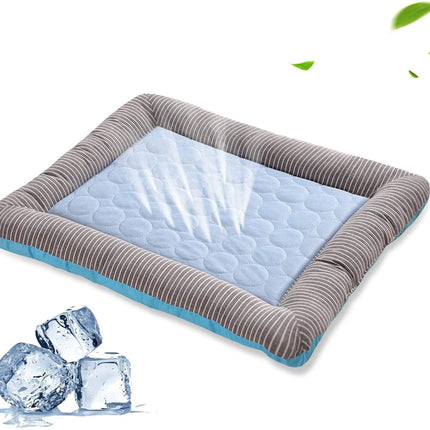 Pet Cooling Pad with High-Tech Cool Silk Fabric | Comfortable Mat for Dogs and Cats to Beat the Heat