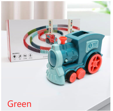 Automatic Domino Train Toy with Interactive Steering | Fun Learning Tool for Kids' Coordination and Creativity