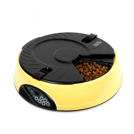Automatic Pet Feeder with 6 Food Slots & Voice Reminder | Customizable Feeding Schedule for Busy Pet Owners