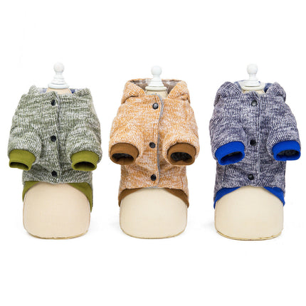 Teddy Dog Clothes in Yellow, Gray, and Green with Soft Cotton Fabric | Comfortable Everyday Wear for All Breeds and Sizes