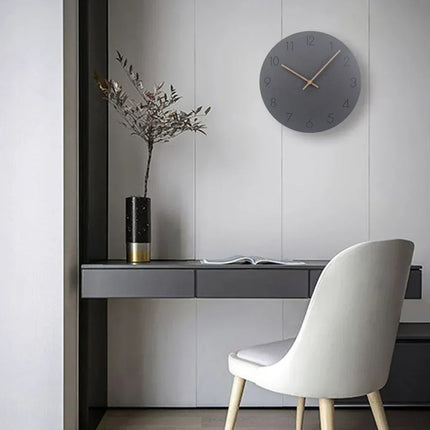 Nordic Wood and Metal Clock for Wall Decor – image 5