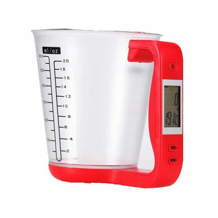 Digital Measuring Cup Scale with LCD Display for Accurate Ingredient Measurements | All-in-One Kitchen Tool