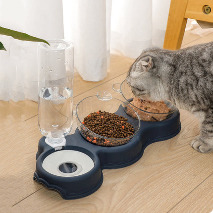 3-in-1 Automatic Pet Feeder with Water Dispenser | Multifunctional Feeding Station for Happy, Healthy Pets