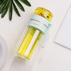 Leakproof Glass Water Bottle with Tea Infuser & Double Wall Design | Stylish Hydration for Hot and Cold Beverages