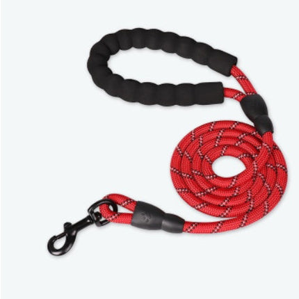 Reflective Dog Leash with Ergonomic Handle | Durable Nylon for Safety and Comfort on Walks