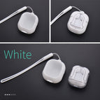 White headphone case