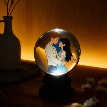 Digital Memory Display with App Control & Ambient Glow | Portable LED Frame for Cherished Memories