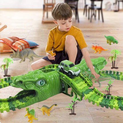 Dinosaur Race Track for Kids, Toy Car Track – image 5