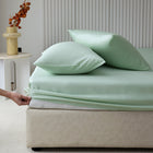 Silky Pillowcase for Hair and Skin, Cooling Pillowcases for Hot Sleepers, Breathable Tencel Pillowcase with Silk Thread