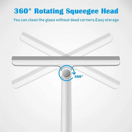 Shower Squeegee for Shower Doors, Window Squeegee with 360 Rotating Head – image 6