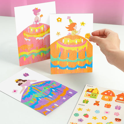 Arts and Crafts for Kids, Rainbow Scratch Art Postcards – image 5