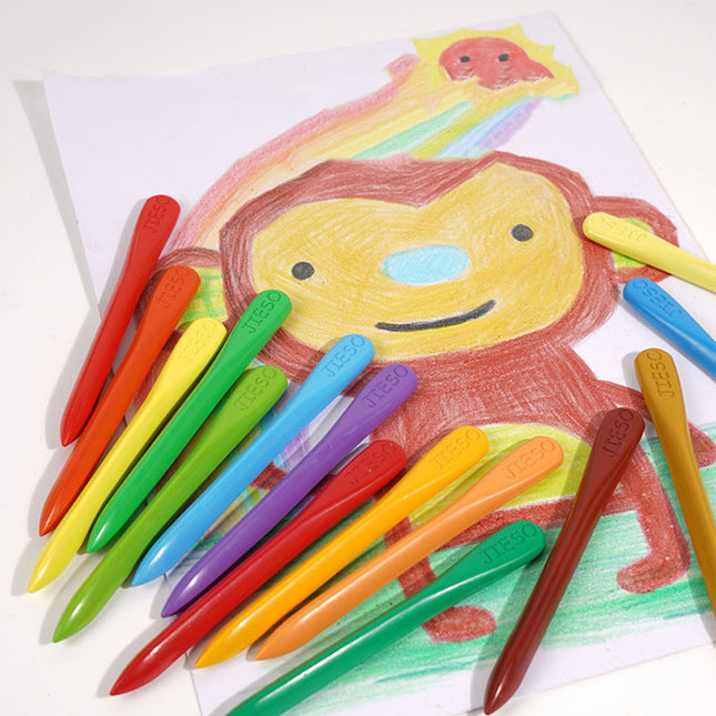 Paint Drawing Book Set for Kids, Educational Drawing Toys with Organic Color Sticks