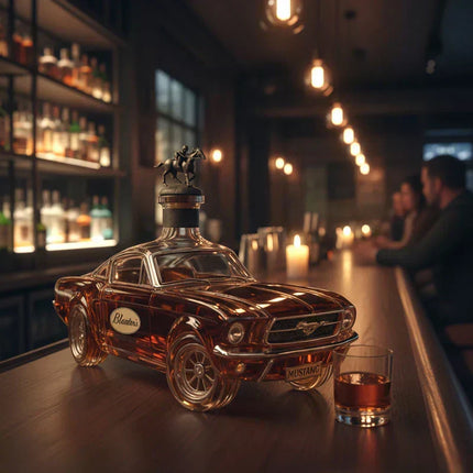 Glass Liquor Bottle