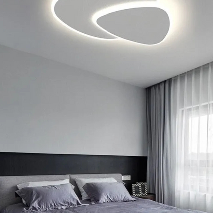 Flush Mount Ceiling Light, Minimalist Overhead Light for Japandi Interiors – image 7