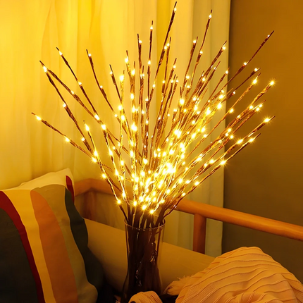 Lighted Branches with Adjustable LED Glow | Eco-Friendly Home Decor for Ambiance and Relaxation
